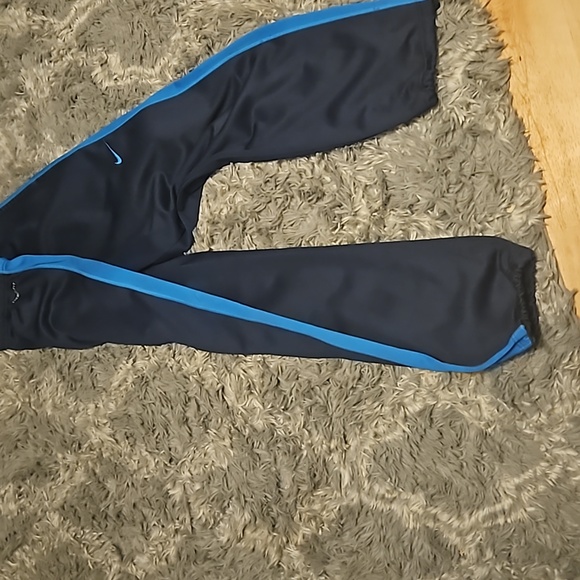 Nike Therma Fit Sweatpants Navy blue mens Large - Picture 3 of 4